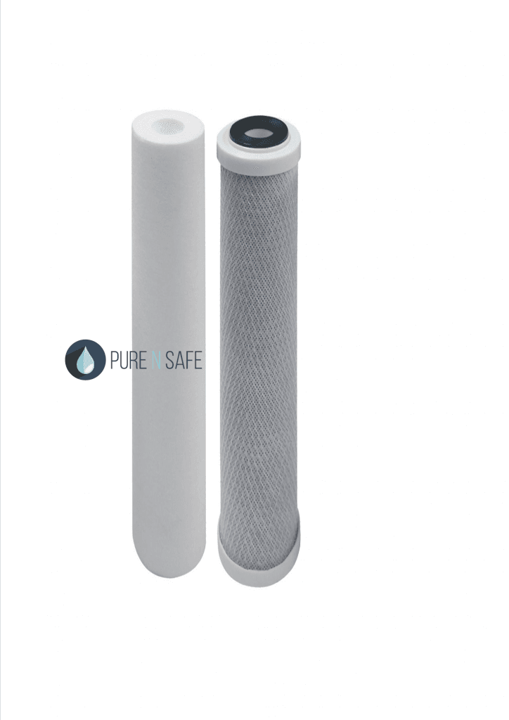 Sediment and Carbon Water Filter Cartridge Set for 2 Stage - Pure N Safe