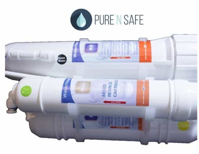 thumbnail image 2 of 4-Stage RO/DI Aquarium Filter Set With 50 GPD Membrane – Replacement Filters For Reef & Freshwater Tanks 2 of 4