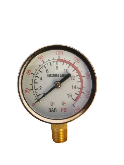 60MM Water Pressure Gauge 0 – 240PSI / 16 Bar