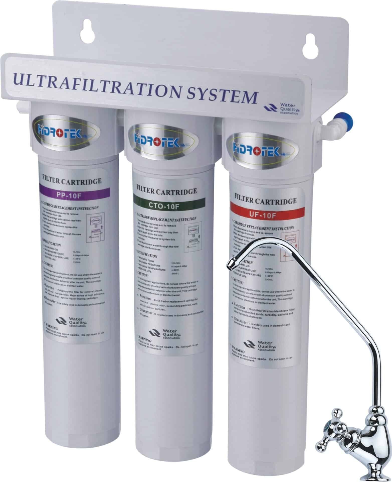 Premium 3 Stage UF Undersink Water Filter Quick Change